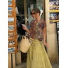 image:imageATHMILE Womens Soft Basic T Shirt Summer Tops Short Sleeve Crewneck Tees Casual Teachers Cute Work Outfits Everyday WearPaisley