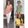 image:imageATHMILE T Shirts Short Sleeve V Neck Tees for Women Fashion Tops Trendy Lightweight Casual Summer Outfits Clothes 2026 BeachUsa Flag