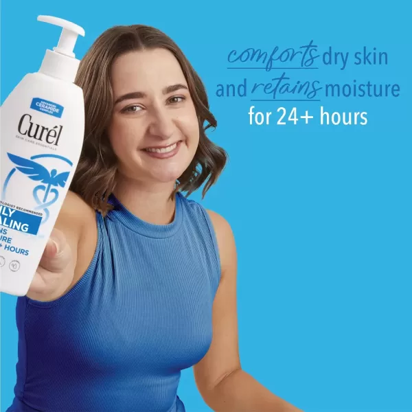 imageCurel Daily Healing Body Lotion for Dry Skin Hydrating Body Lotion with Advanced Ceramides Complex Dermatologist Recommended 13 Oz Pack of 313 Fl Oz Pack of 1