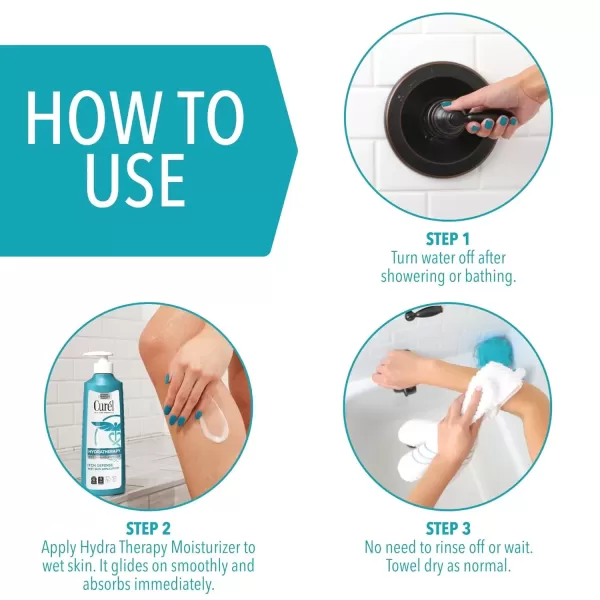 imageCurel Hydra Therapy In Shower Lotion Itch Defense Body Moisturizer with Advanced Ceramide Complex Vitamin E ampamp Oatmeal Extract Helps to Repair Moisture Barrier 12 Ounce Pack of 2Itch Defense 12 Ounce Pack of 2