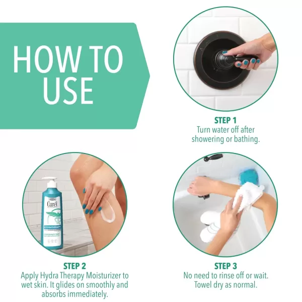 imageCurel Hydra Therapy In Shower Lotion Itch Defense Body Moisturizer with Advanced Ceramide Complex Vitamin E ampamp Oatmeal Extract Helps to Repair Moisture Barrier 12 Ounce Pack of 212 Fl Oz Pack of 1