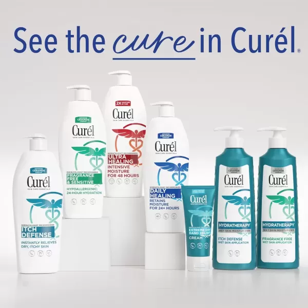 imageCurel Hydra Therapy In Shower Lotion Itch Defense Body Moisturizer with Advanced Ceramide Complex Vitamin E ampamp Oatmeal Extract Helps to Repair Moisture Barrier 12 Ounce Pack of 212 Fl Oz Pack of 2