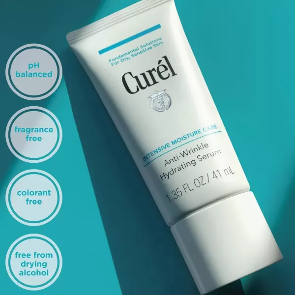 imageCurel Japanese Skin Care AntiWrinkle Hydrating Serum Lightweight Serum Fragrance Free ampamp Colorant Free Sensitive Skin Serum 13 Oz