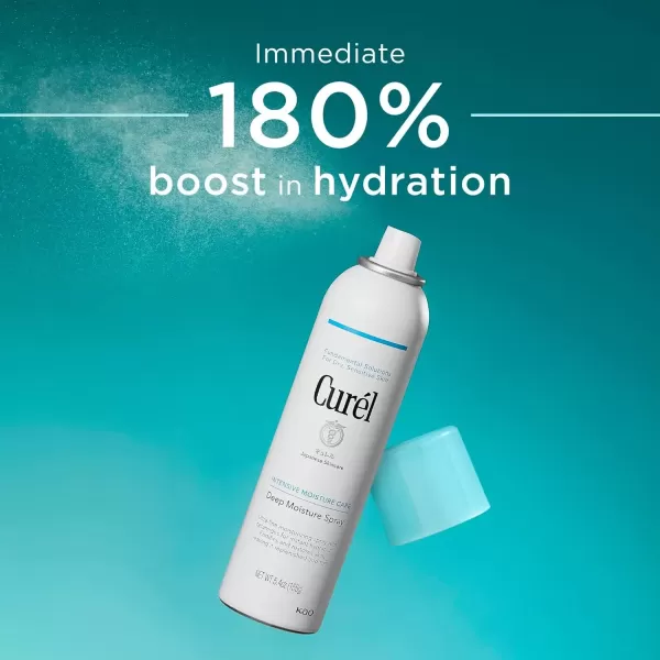 imageCurel Japanese Skin Care Deep Moisture Spray Spray on Moisturizer for Dry Skin Face Hydrating Spray with Ceramides 5 Oz