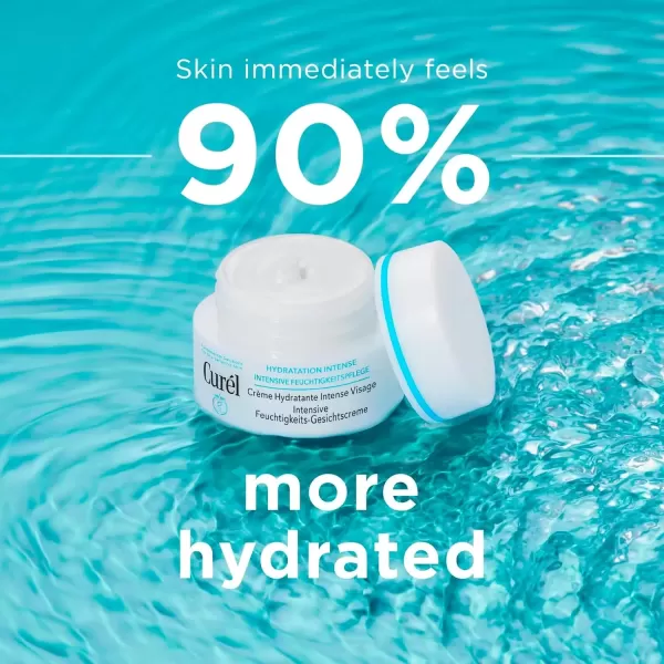 imageCurel Japanese Skin Care Intensive Face Moisturizer Cream Face Lotion for Dry to Very Dry Sensitive Skin For Women and Men AntiAging FragranceFree AntiWrinkle 14 oz