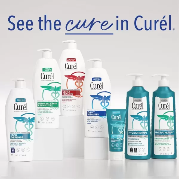 imageCurel Ultra Healing Lotion Hand and Body Moisturizer for Extra Dry Skin with Advanced Ceramide Complex and Hydrating Agents for Tight Skin 20 Ounces13 Fl Oz Pack of 3