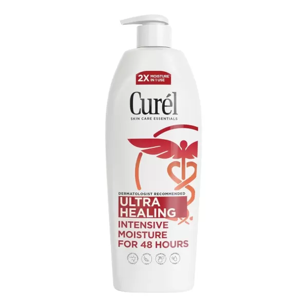 imageCurel Ultra Healing Lotion Hand and Body Moisturizer for Extra Dry Skin with Advanced Ceramide Complex and Hydrating Agents for Tight Skin 20 Ounces20 Fl Oz Pack of 1