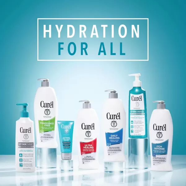 imageCurel Ultra Healing Lotion Hand and Body Moisturizer for Extra Dry Skin with Advanced Ceramide Complex and Hydrating Agents for Tight Skin 20 Ounces6 Fl Oz Pack of 3