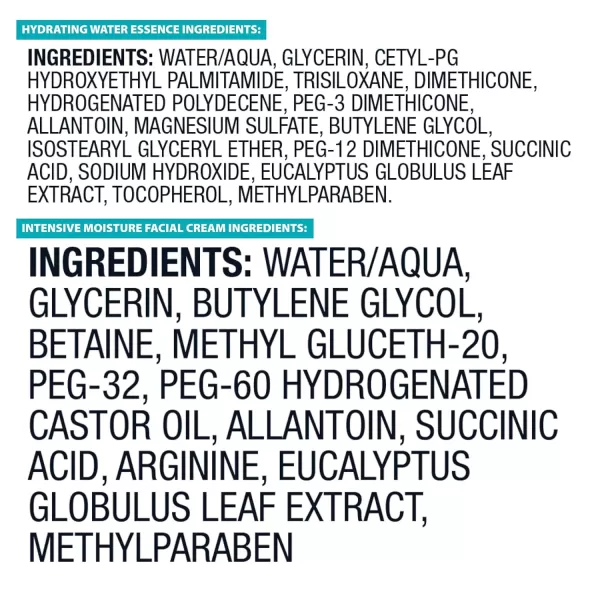 imageHydrating Water Essence and Intensive Moisture Facial Cream