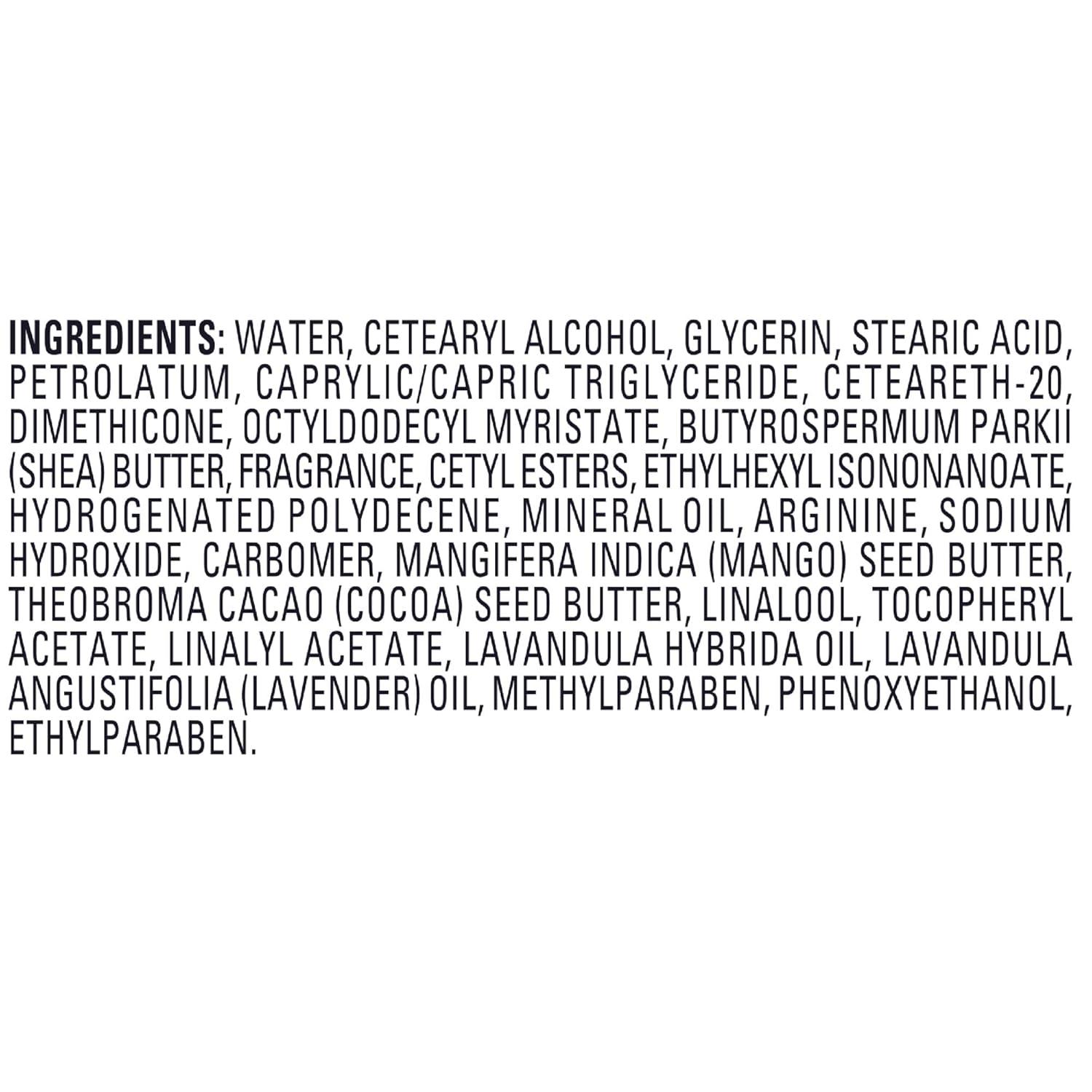 imageJergens Eucalyptus Mint Body Butter Infused with Essential Oils Helps to Relieve Stress for All Skin Types Great Size for Travel 7 Fluid OunceLavender Pack of 3
