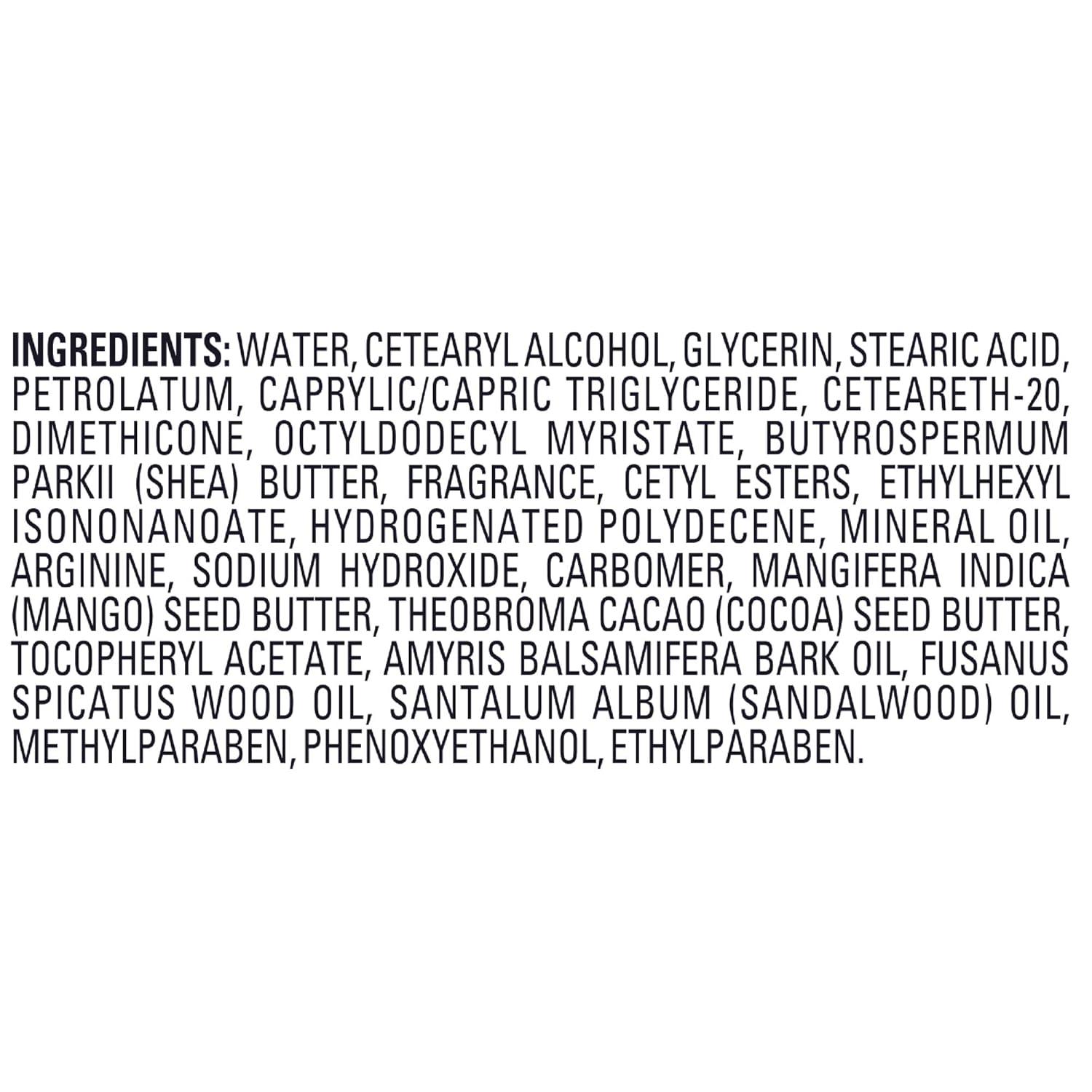 imageJergens Eucalyptus Mint Body Butter Infused with Essential Oils Helps to Relieve Stress for All Skin Types Great Size for Travel 7 Fluid OunceSandalwood Pack of 1
