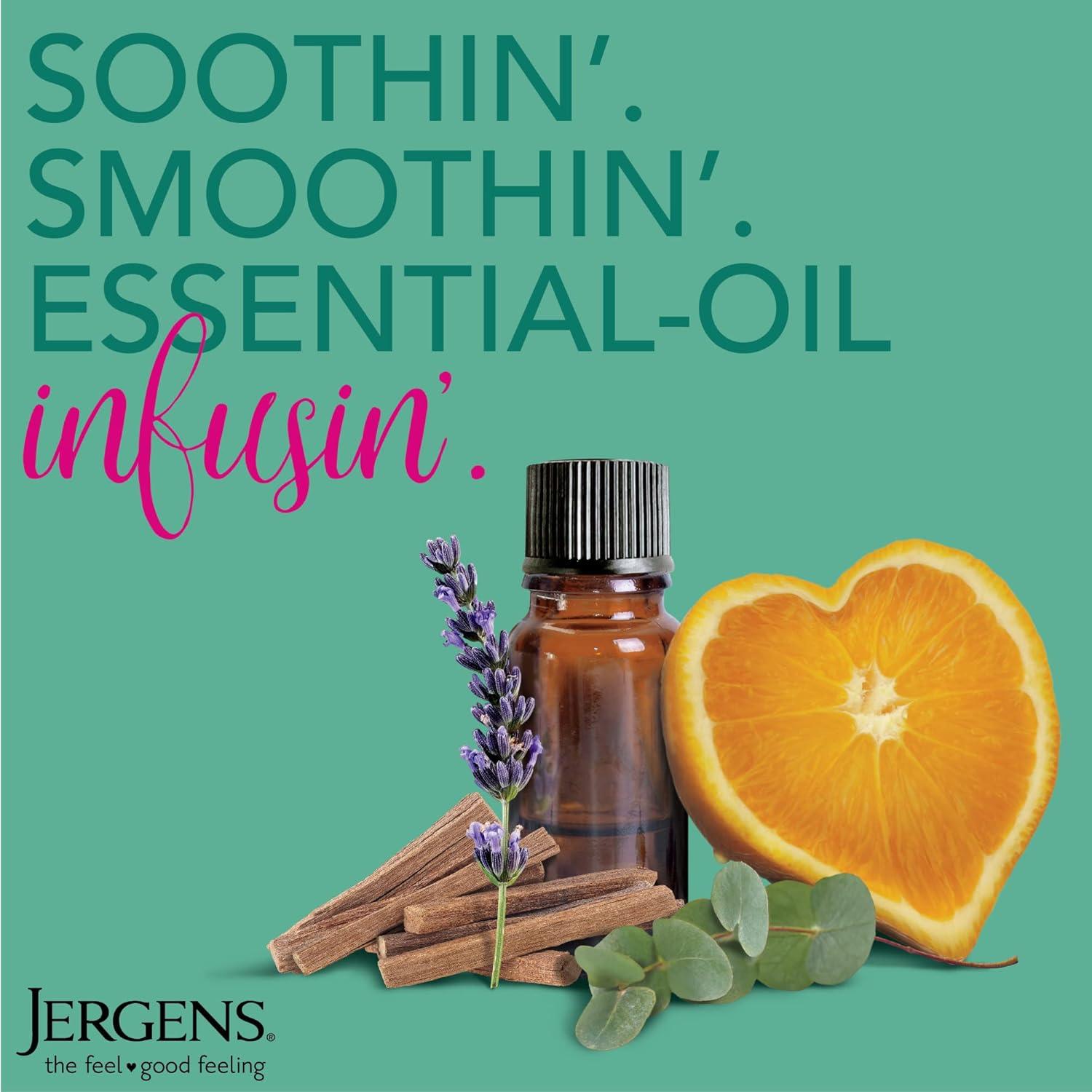 imageJergens Eucalyptus Mint Body Butter Infused with Essential Oils Helps to Relieve Stress for All Skin Types Great Size for Travel 7 Fluid OunceSweet Citrus  Lavender Pack of 2