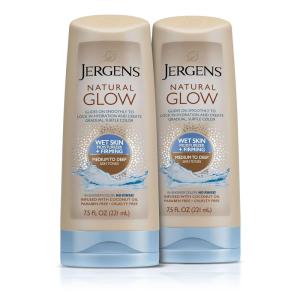 imageFIRMING Inshower Self Tanner Body Lotion Sunless Tanning for Medium to Tan Skin Tone Anti Cellulite Firming Moisturizer Gradual Fake Tan 75 Ounce Pack of 2
