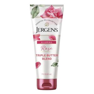 imageJergens Eucalyptus Mint Body Butter Infused with Essential Oils Helps to Relieve Stress for All Skin Types Great Size for Travel 7 Fluid OunceRose Pack of 1