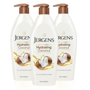 imageJergens Hydrating Coconut Body Moisturizer 168 Ounce Pack of 3168 Fl Oz Pack of 3