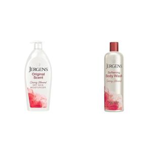 imageJergens Original Scent Dry Skin Body Lotion Hand and Body Moisturizer for Long Lasting Skin Hydration with HYDRALUCENCE blend and Cherry Almond Essence 32 Ounce Pack of 632 Fl Oz Pack of 1