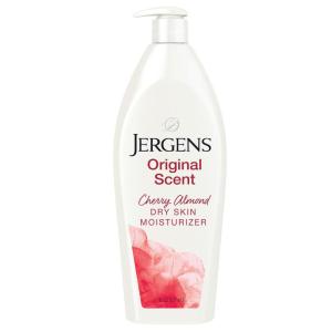 imageJergens Original Scent Dry Skin Lotion Body and Hand Moisturizer for Long Lasting Skin Hydration with HYDRALUCENCE blend and Cherry Almond Essence 32 Ounce21 Fl Oz Pack of 1
