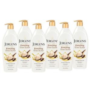 imageJergens Shea Butter Deep Conditioning Moisturizer Travel Size Deep Conditioning Moisturizer 3X More Radiant Skin 3 Ounces with Pure Shea Butter Dermatologist Tested265 Fl Oz Pack of 6