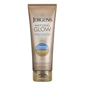 imageJergens Natural Glow FIRMING Body Lotion Fair to Medium Skin Tone 75 Ounce Sunless Tanning Daily Moisturizer with Collagen and Elastin Helps to Visibly Reduce Cellulite75 Fl Oz Pack of 1