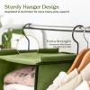 imageSMIRLY 3 Shelf Hanging Closet Organizer and Storage Shelves  Hanging Organizer for Closet Hanging Shelves for Closet Organizers and Storage Small Closet Organizer Sweater Storage for ClosetGreen