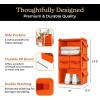imageSMIRLY 3 Shelf Hanging Closet Organizer and Storage Shelves  Hanging Organizer for Closet Hanging Shelves for Closet Organizers and Storage Small Closet Organizer Sweater Storage for ClosetOrange