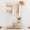 imageSMIRLY 3 Shelf Hanging Closet Organizer and Storage Shelves  Hanging Organizer for Closet Hanging Shelves for Closet Organizers and Storage Small Closet Organizer Sweater Storage for ClosetCream White