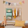 imageSMIRLY 3 Shelf Hanging Closet Organizer and Storage Shelves  Hanging Organizer for Closet Hanging Shelves for Closet Organizers and Storage Small Closet Organizer Sweater Storage for ClosetSage