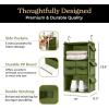 imageSMIRLY 3 Shelf Hanging Closet Organizer and Storage Shelves  Hanging Organizer for Closet Hanging Shelves for Closet Organizers and Storage Small Closet Organizer Sweater Storage for ClosetGreen