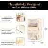 imageSMIRLY 3 Shelf Hanging Closet Organizer and Storage Shelves  Hanging Organizer for Closet Hanging Shelves for Closet Organizers and Storage Small Closet Organizer Sweater Storage for ClosetCream White