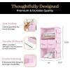 imageSMIRLY 3 Shelf Hanging Closet Organizer and Storage Shelves  Hanging Organizer for Closet Hanging Shelves for Closet Organizers and Storage Small Closet Organizer Sweater Storage for ClosetPurple