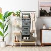 imageSMIRLY 6 Shelf Hanging Closet Organizer and Storage Shelves  Hanging Organizer for Closet Hanging Shelves for Closet Organizers and Storage Large Closet Organizer Sweater Storage for ClosetGrey