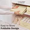 imageSMIRLY 6 Shelf Hanging Closet Organizer and Storage Shelves  Hanging Organizer for Closet Hanging Shelves for Closet Organizers and Storage Large Closet Organizer Sweater Storage for ClosetBeige
