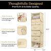 imageSMIRLY 6 Shelf Hanging Closet Organizer and Storage Shelves  Hanging Organizer for Closet Hanging Shelves for Closet Organizers and Storage Large Closet Organizer Sweater Storage for ClosetBeige