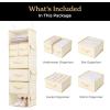 imageSMIRLY 6 Shelf Hanging Closet Organizer and Storage Shelves  Hanging Organizer for Closet Hanging Shelves for Closet Organizers and Storage Large Closet Organizer Sweater Storage for ClosetCream White