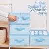 imageSMIRLY 6 Shelf Hanging Closet Organizer and Storage Shelves  Hanging Organizer for Closet Hanging Shelves for Closet Organizers and Storage Large Closet Organizer Sweater Storage for ClosetBlue