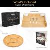 imageSMIRLY Charcuterie Boards Gift Set Charcuterie Board Set Bamboo Cheese Board Set  House Warming Gifts New Home Wedding Gifts for Couple Bridal Shower GiftBamboo Natural