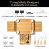 imageSMIRLY Charcuterie Boards Gift Set Charcuterie Board Set Bamboo Cheese Board Set  House Warming Gifts New Home Wedding Gifts for Couple Bridal Shower GiftCream White