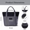 imageSMIRLY Jumbo Insulated Cooler Bag with Zippered Top  Collapsible Cooler Bags Insulated Grocery Bags for Cold and Hot Great Shopping Bag Soft Large Tote Bag Travel Insulated Bag Beach Cooler BagsGrey