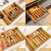 imageSMIRLY Bamboo Kitchen Drawer Organizer For Silverware Tray For Drawer Silverware Organizer Silverware Drawer Organizer Utensil Organizer For Kitchen Drawers Kitchen Drawer OrganizerOrange