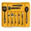 imageSMIRLY Bamboo Kitchen Drawer Organizer For Silverware Tray For Drawer Silverware Organizer Silverware Drawer Organizer Utensil Organizer For Kitchen Drawers Kitchen Drawer OrganizerYellow