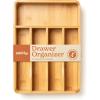 imageSMIRLY Bamboo Kitchen Drawer Organizer For Silverware Tray For Drawer Silverware Organizer Silverware Drawer Organizer Utensil Organizer For Kitchen Drawers Kitchen Drawer OrganizerNatural