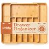 imageSMIRLY Bamboo Kitchen Drawer Organizer For Silverware Tray For Drawer Silverware Organizer Silverware Drawer Organizer Utensil Organizer For Kitchen Drawers Kitchen Drawer OrganizerNatural