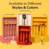 imageSMIRLY Bamboo Kitchen Drawer Organizer For Silverware Tray For Drawer Silverware Organizer Silverware Drawer Organizer Utensil Organizer For Kitchen Drawers Kitchen Drawer OrganizerNatural