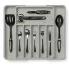 imageSMIRLY Bamboo Kitchen Drawer Organizer For Silverware Tray For Drawer Silverware Organizer Silverware Drawer Organizer Utensil Organizer For Kitchen Drawers Kitchen Drawer OrganizerGrey