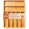 imageSMIRLY Bamboo Kitchen Drawer Organizer For Silverware Tray For Drawer Silverware Organizer Silverware Drawer Organizer Utensil Organizer For Kitchen Drawers Kitchen Drawer OrganizerNatural