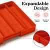 imageSMIRLY Bamboo Kitchen Drawer Organizer For Silverware Tray For Drawer Silverware Organizer Silverware Drawer Organizer Utensil Organizer For Kitchen Drawers Kitchen Drawer OrganizerOrange