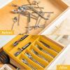 imageSMIRLY Bamboo Kitchen Drawer Organizer For Silverware Tray For Drawer Silverware Organizer Silverware Drawer Organizer Utensil Organizer For Kitchen Drawers Kitchen Drawer OrganizerYellow