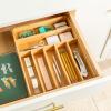 imageSMIRLY Bamboo Kitchen Drawer Organizer For Silverware Tray For Drawer Silverware Organizer Silverware Drawer Organizer Utensil Organizer For Kitchen Drawers Kitchen Drawer OrganizerNatural