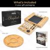 imageSMIRLY Charcuterie Boards Gift Set Charcuterie Board Set Bamboo Cheese Board Set  House Warming Gifts New Home Wedding Gifts for Couple Bridal Shower Gift3 Drawer