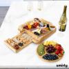 imageSMIRLY Charcuterie Boards Gift Set Charcuterie Board Set Bamboo Cheese Board Set  House Warming Gifts New Home Wedding Gifts for Couple Bridal Shower GiftBamboo